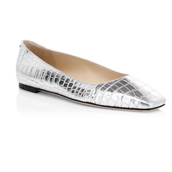 Jimmy Choo Shoes - Jimmy Choo Mirele metallic flats